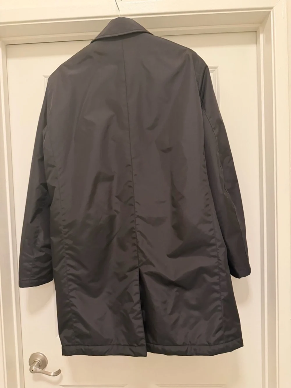 Belstaff Black Trench Coat Small - Picture 3 of 14